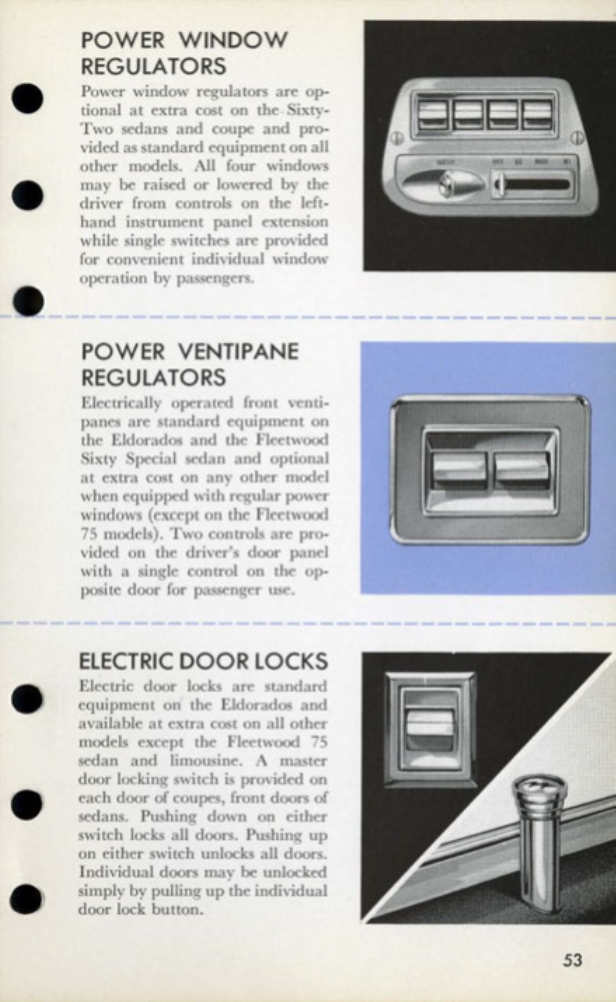 1959 Cadillac Salesmans Data Book Page 32